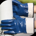 SRSAFET jersey liner nitrile revêtu de résistant résistant aux produits chimiques des gants